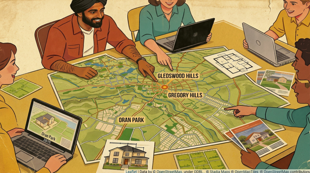 Gledswood Hills Area Research