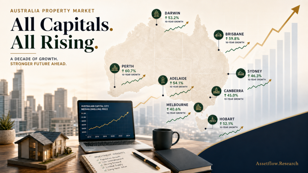 Median Prices in Australian Capital Cities